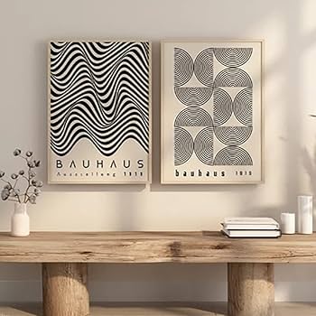 【額装済】バウハウス 建築 額縁付き アートポスター モダン インテリア 額装済】バウハウス 建築 額縁付き アートポスター モダン